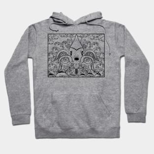 Squid & Kimono Girl Hoodie